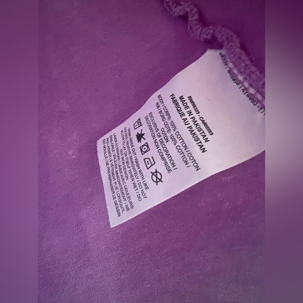 Nike Women’s Just Do It Cropped Purple Tank S - Picture 5 of 5